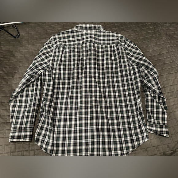 Mens long sleeve plaid button down - Picture 2 of 2